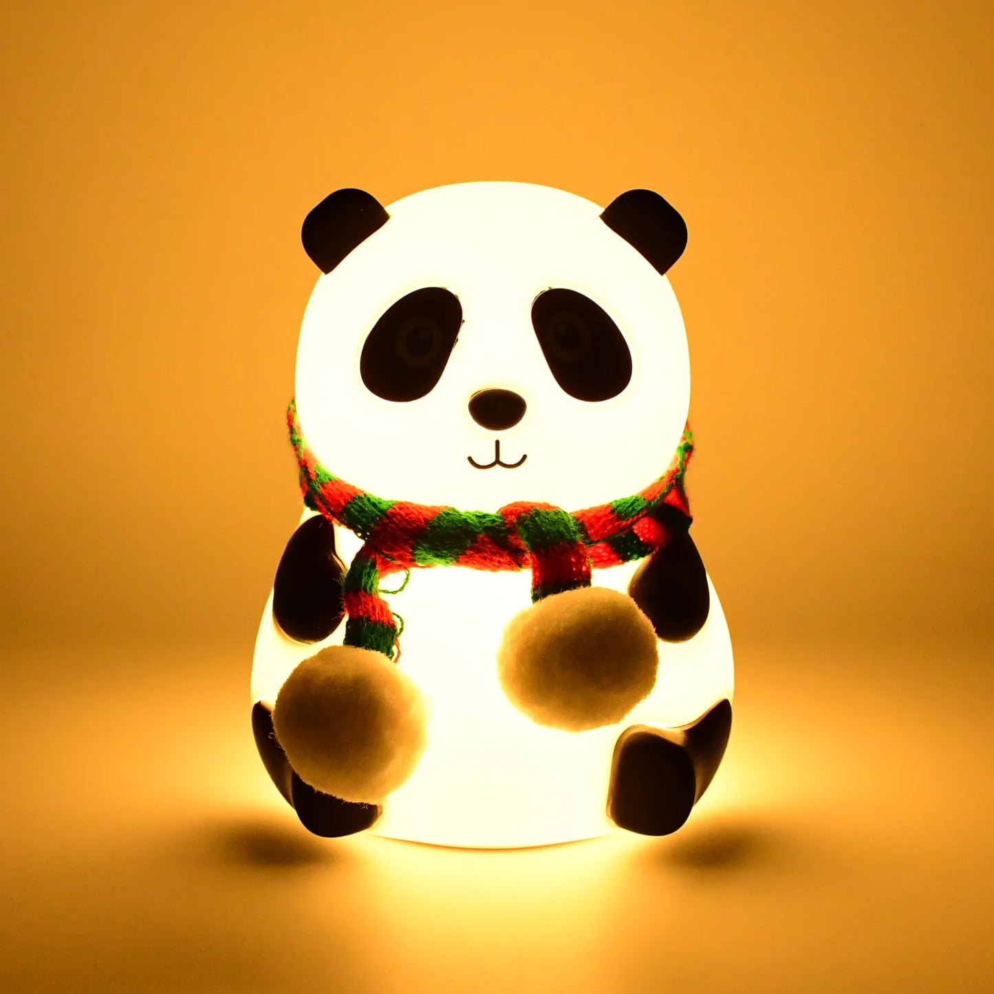 Cute Panda Touch Silicon Lamp with 7 Color Modes - Rechargeable