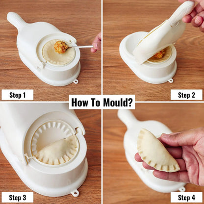4 in 1 Puri, Gujiya, Momo & Modak Maker (Assorted Color)