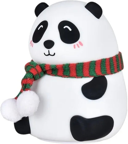 Cute Panda Touch Silicon Lamp with 7 Color Modes - Rechargeable
